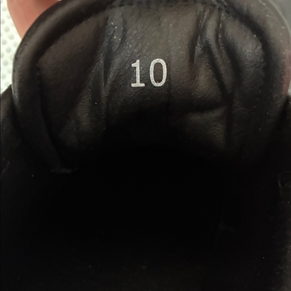 Valentino Black Leather Sneakers - Picture 4 of 6